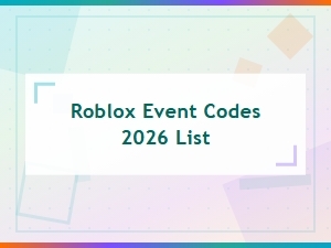 Roblox Event Codes 2026 List – All Active Codes & Rewards