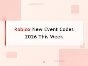 Roblox New Event Codes 2026 This Week – Latest Working Codes Now