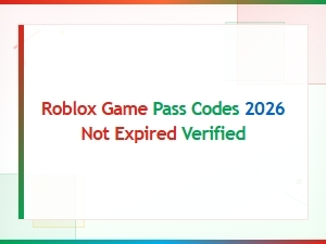 Roblox Game Pass Codes 2026 Not Expired Verified Working List