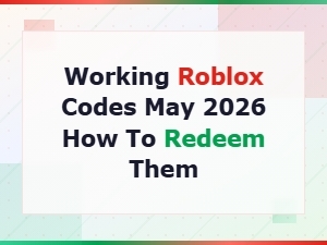 Working Roblox Codes May 2026 – How to Redeem Free Rewards