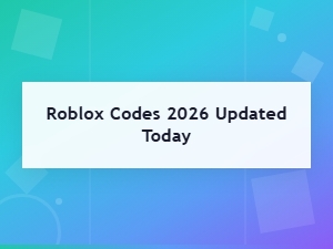Roblox Codes 2026 Updated Today – All Working Codes List